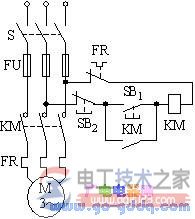 三相异步电动机直接启动控制电路