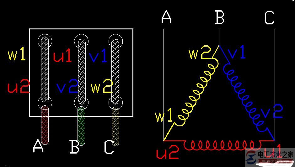 电动机接线图3